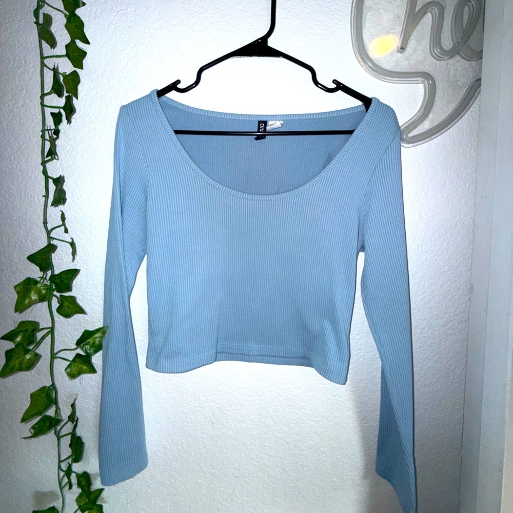 Divided by H&M Light Blue Long Sleeve Top – Size M
